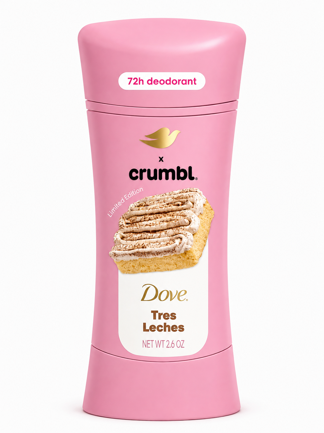 Desodorante Tres Leches Crumbl – Dove
