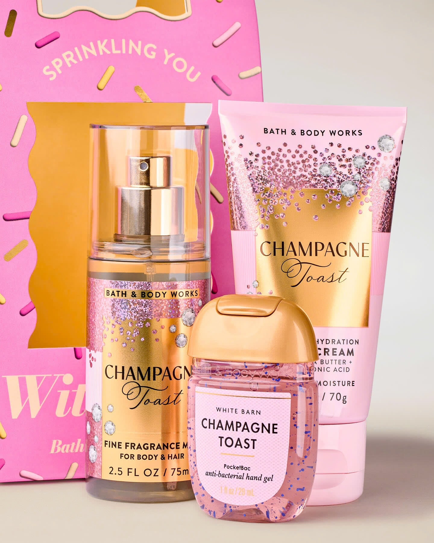 Set de regalo Champagne Toast With Love - Bath & Body Works