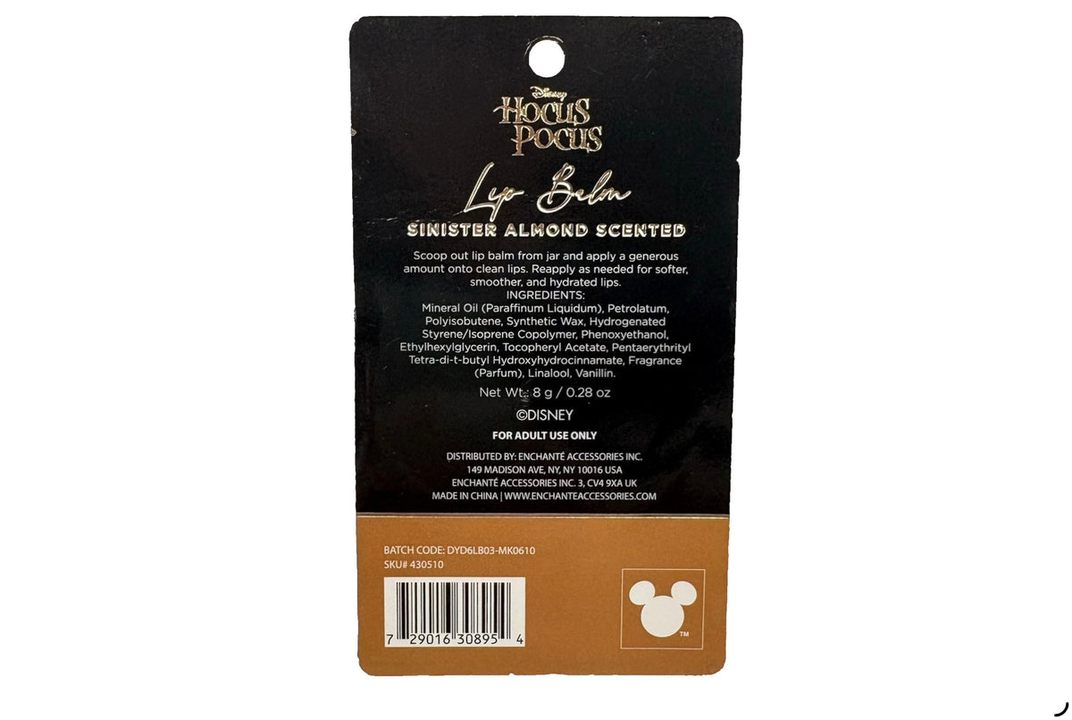 Disney Hocus Pocus Sinister Almond Lip Balm 🧙♀️