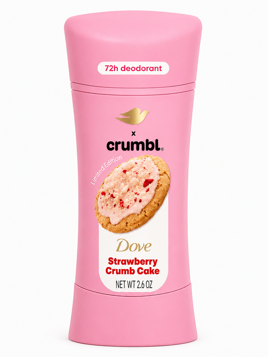Desodorante Strawberry Crumb Cake Crumbl – Dove