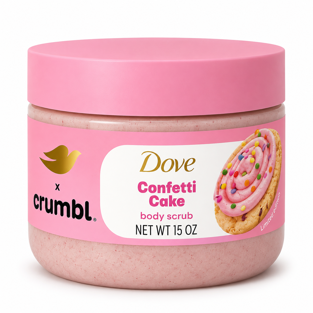 Exfoliante Corporal Confetti Cake Crumbl – Dove