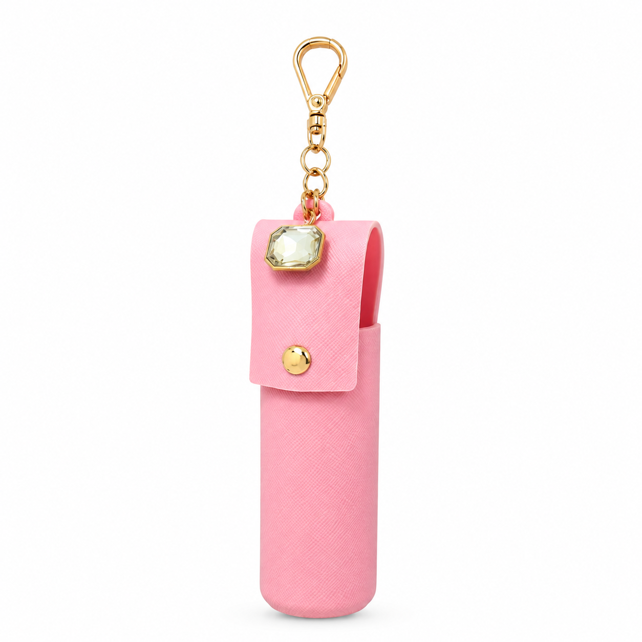 Porta Hand Sanitizer Spray Rosa con Joya - Bath & Body Works