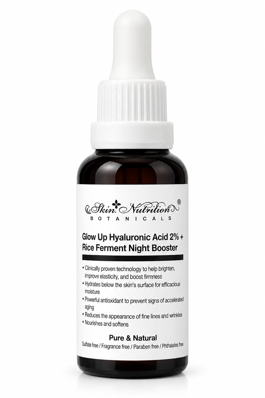 🌙 Sérum Nocturno de Ácido Hialurónico 2% + Fermento de Arroz – Skin Nutrition
