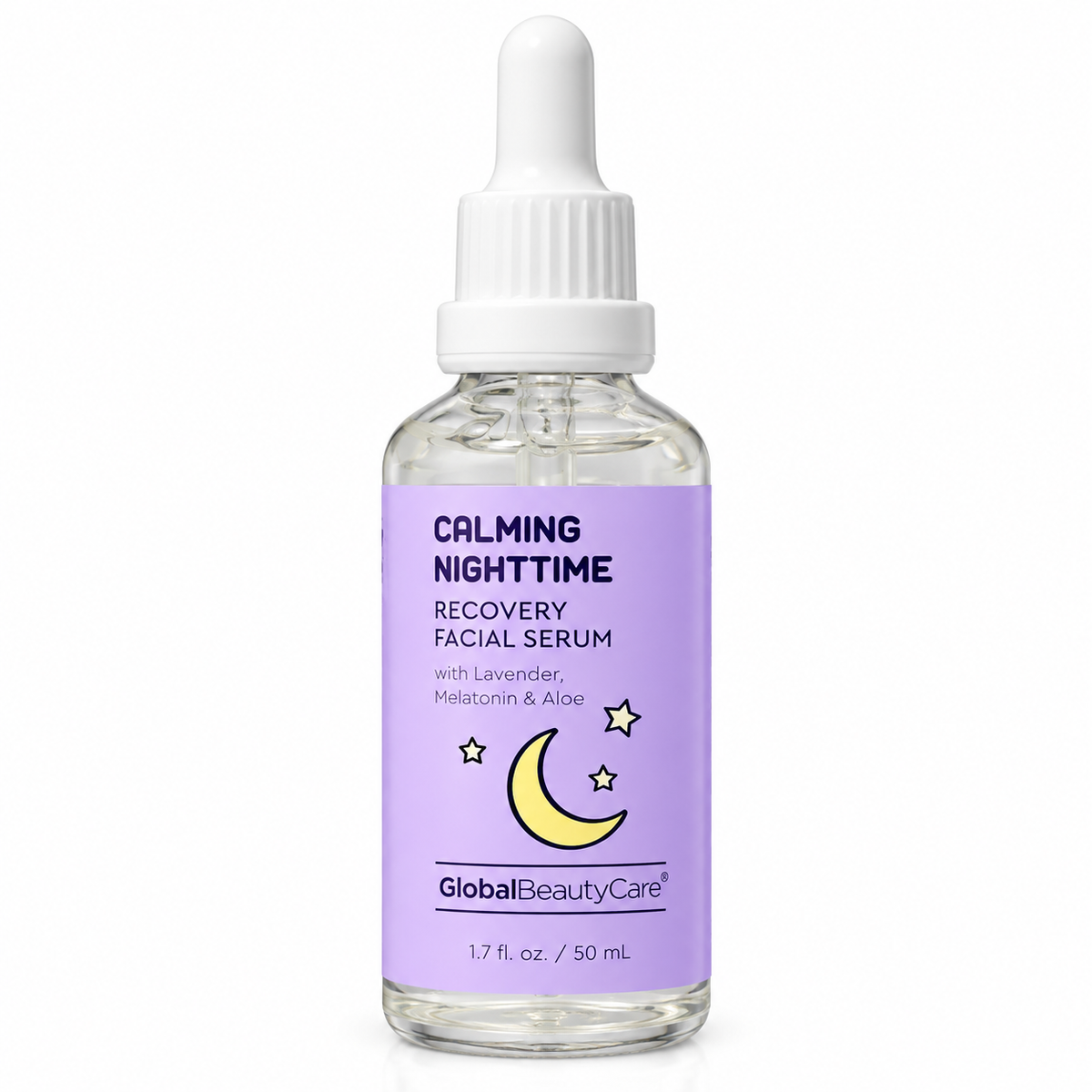 Sérum Facial Nocturno Reparador con Lavanda, Melatonina y Aloe – Global Beauty Care
