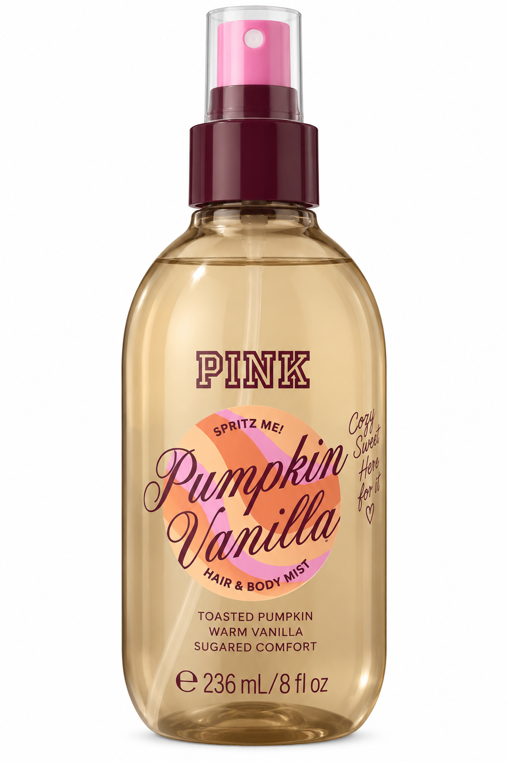 Bruma para Cabello y Cuerpo Pumpkin Vanilla – PINK Victoria’s Secret 236 ml