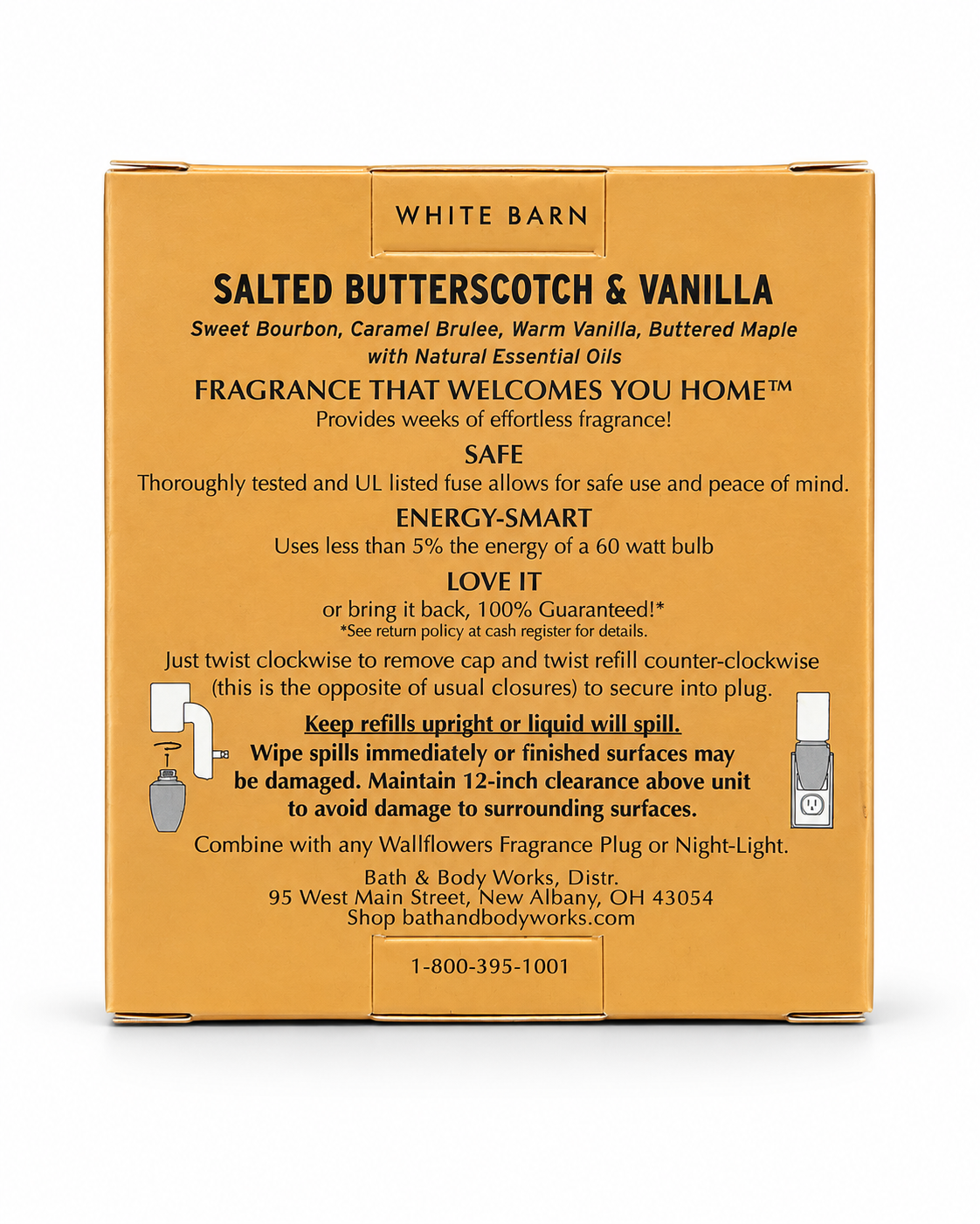Refill Wallflowers Salted Butterscotch & Vanilla 2pz – Bath & Body Works