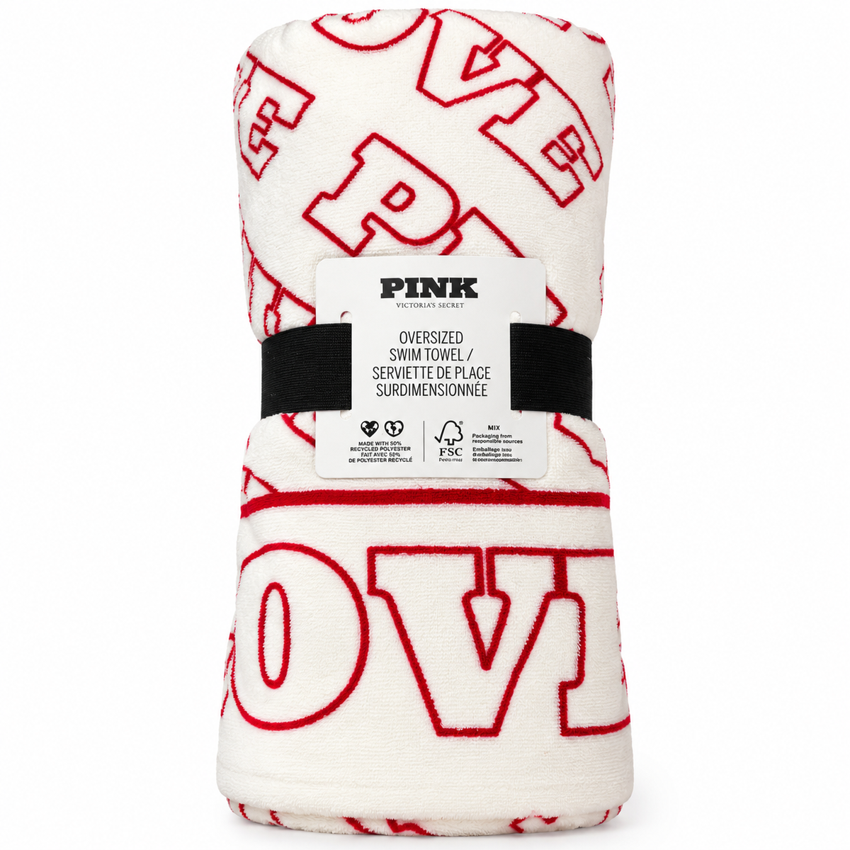 Toalla Oversized Love Pink – PINK Victoria’s Secret 💕
