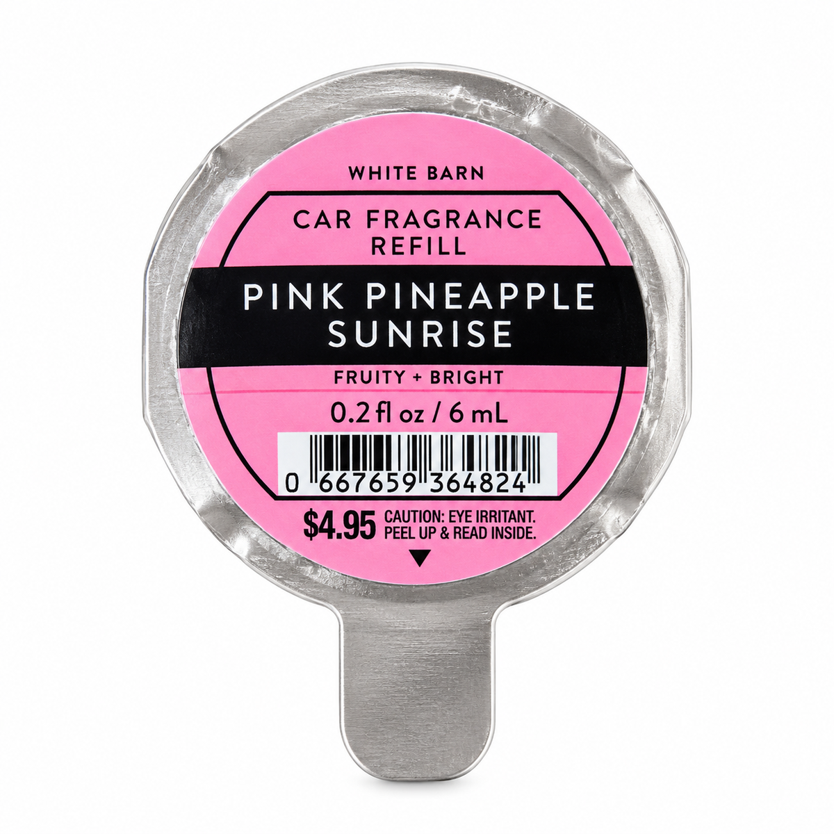 Pink Pineapple Sunrise Car Fragrance Refill - White Barn 🍍💗