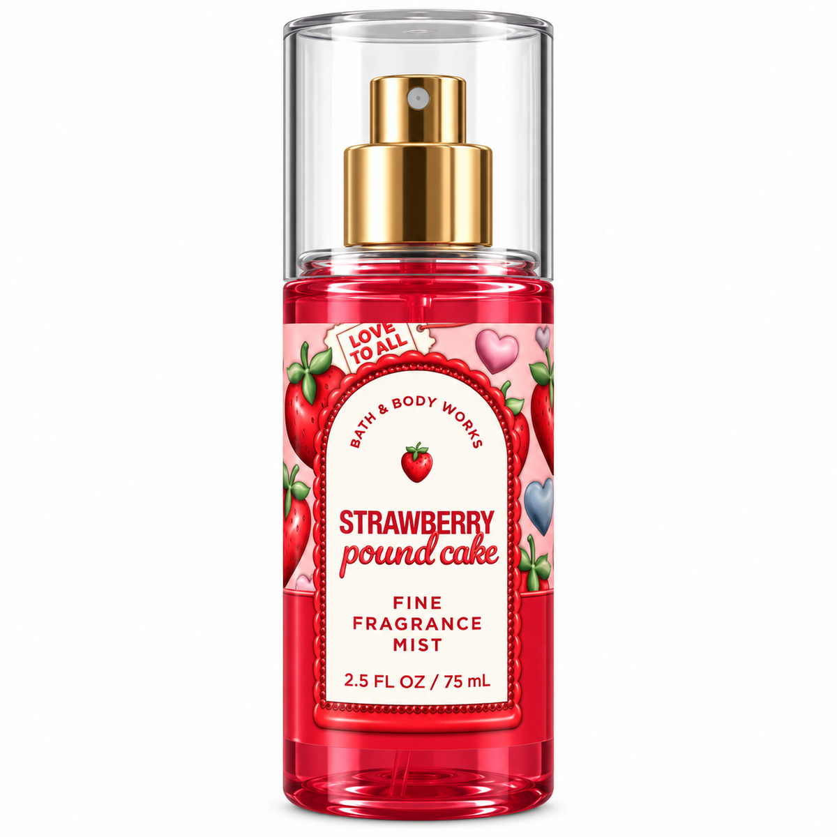 🍓 Strawberry Pound Cake Fine Fragrance Mist – Bath & Body Works