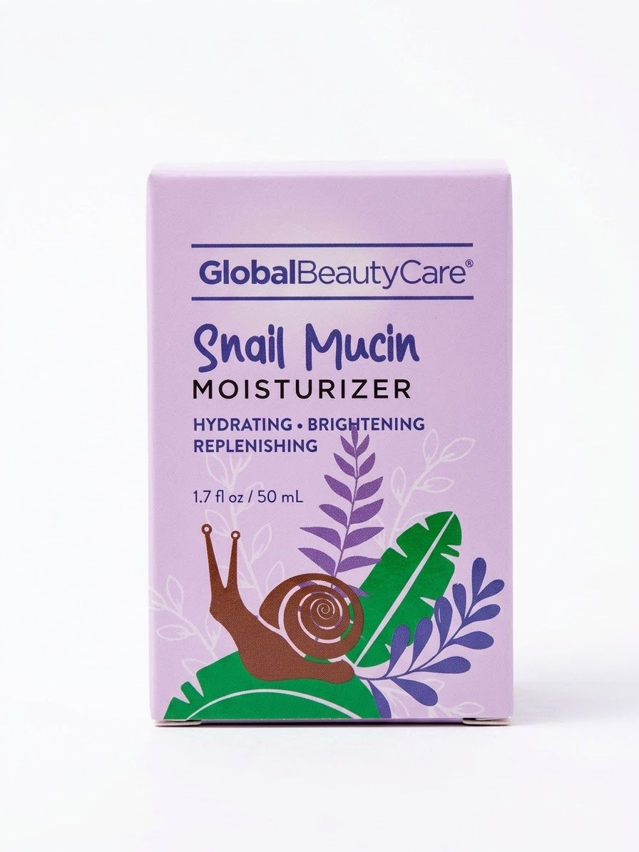 Crema Hidratante Facial Snail Mucin – Global Beauty Care 🐌💜