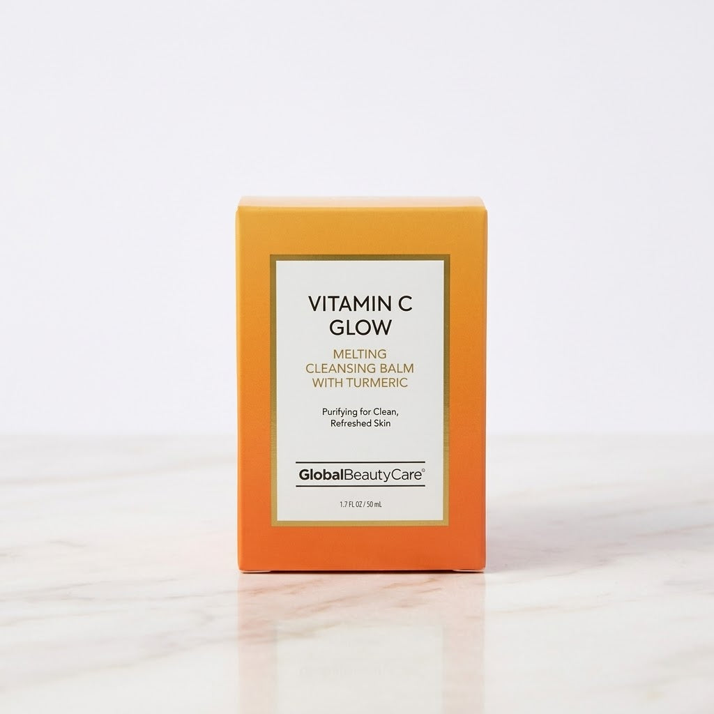 Bálsamo Limpiador Facial Vitamin C Glow con Cúrcuma – Global Beauty Care 🍊✨