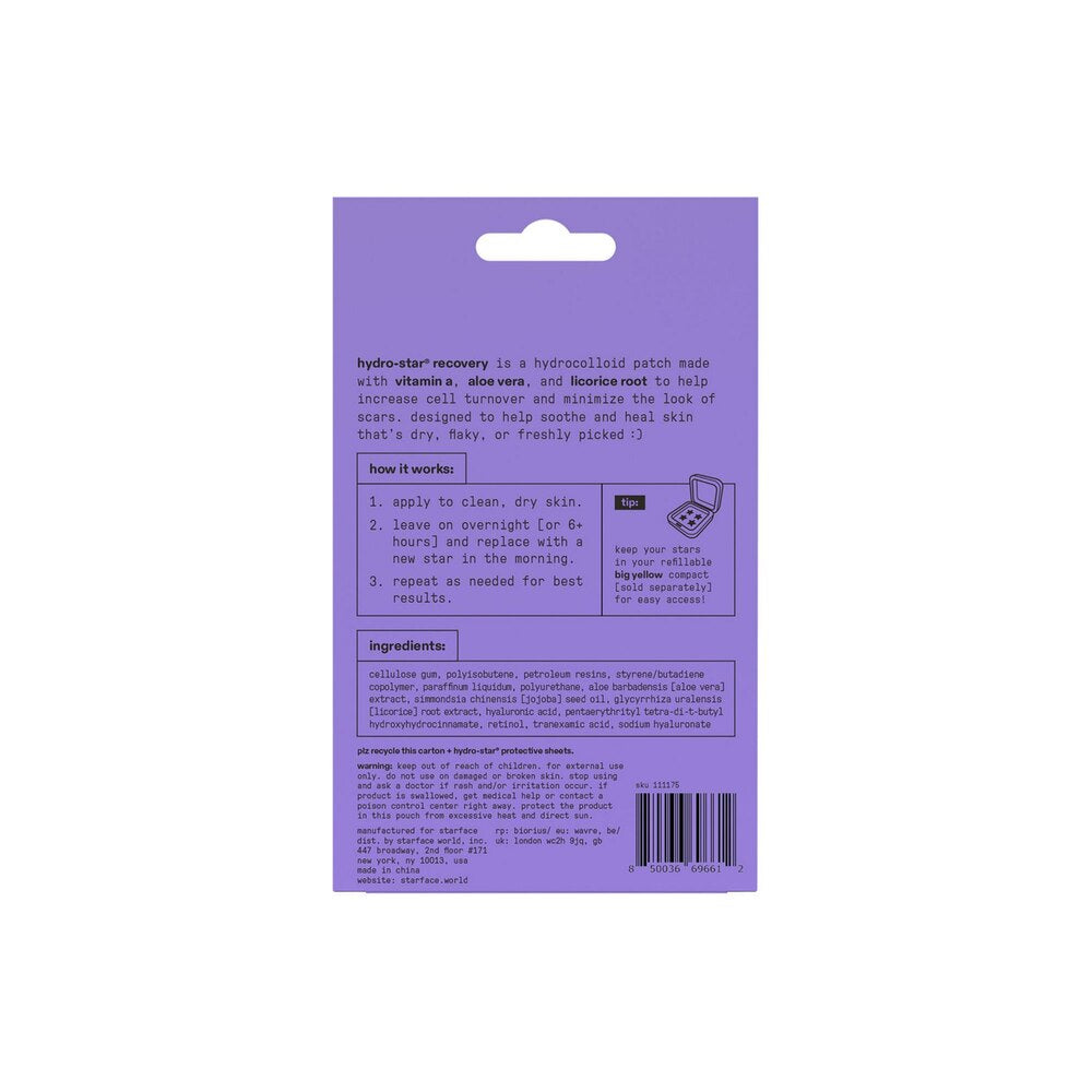 Parches para Acné Hydro-Star Recovery Purple - Starface