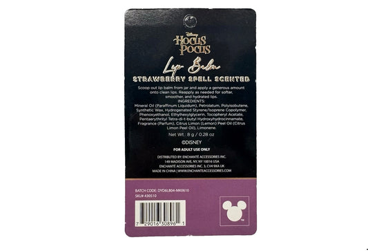 Disney Hocus Pocus Strawberry Spell Lip Balm 🍓