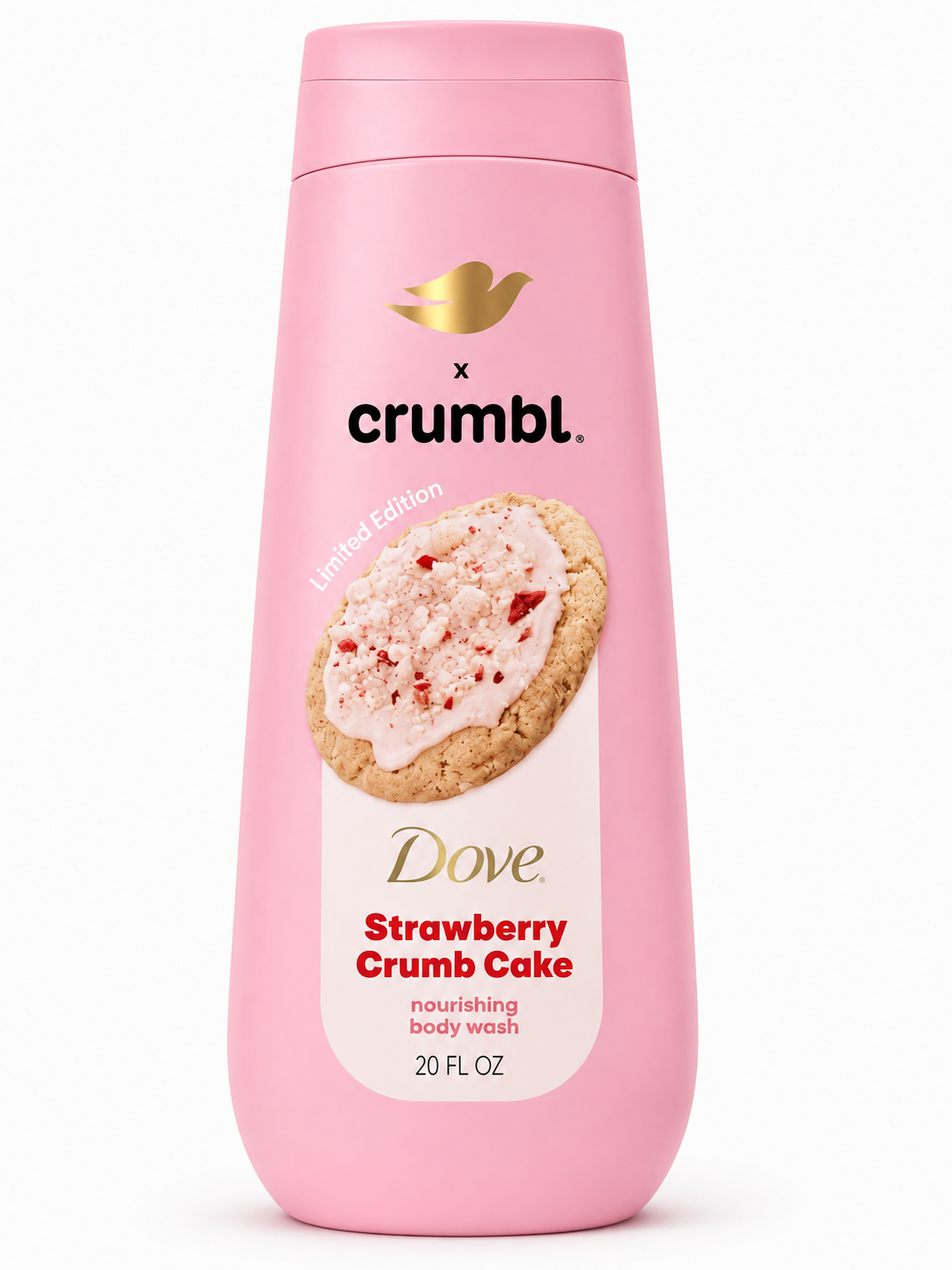 Body Wash Strawberry Crumb Cake Crumbl – Dove