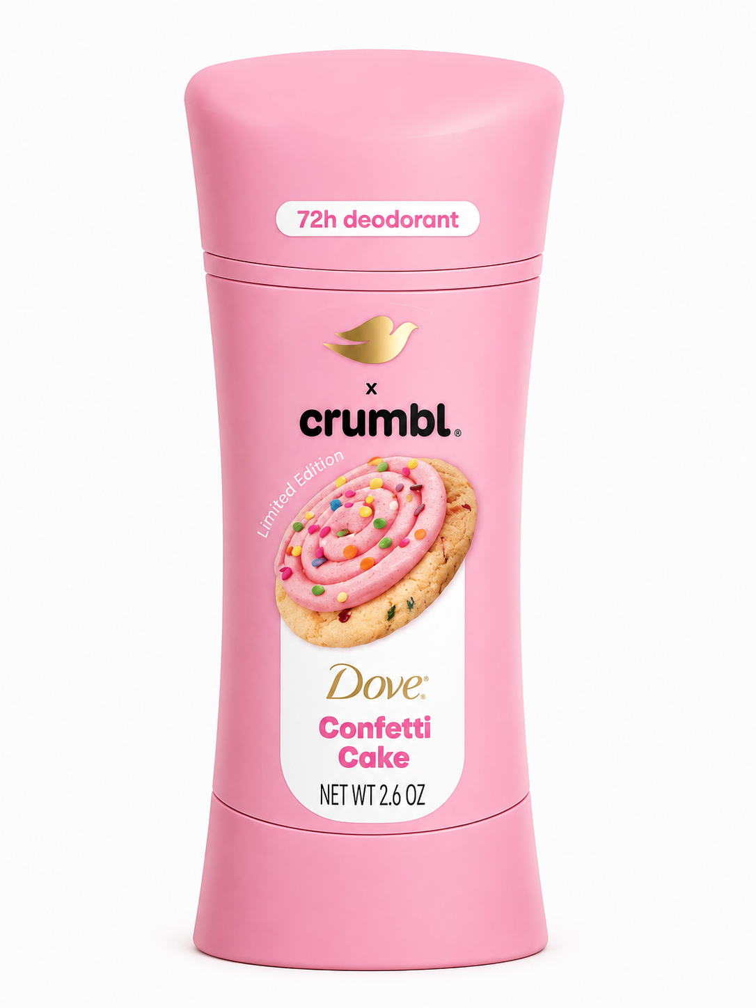 Desodorante Confetti Cake Crumbl – Dove