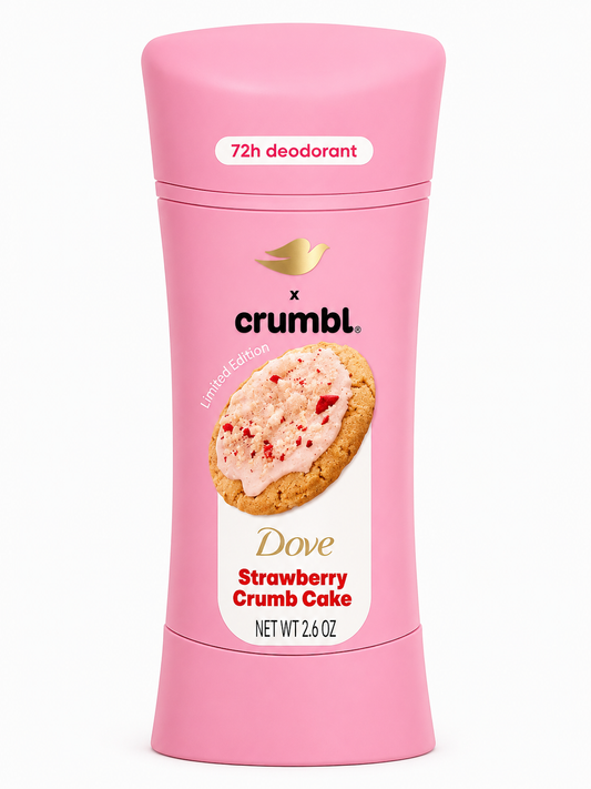 Desodorante Strawberry Crumb Cake Crumbl – Dove