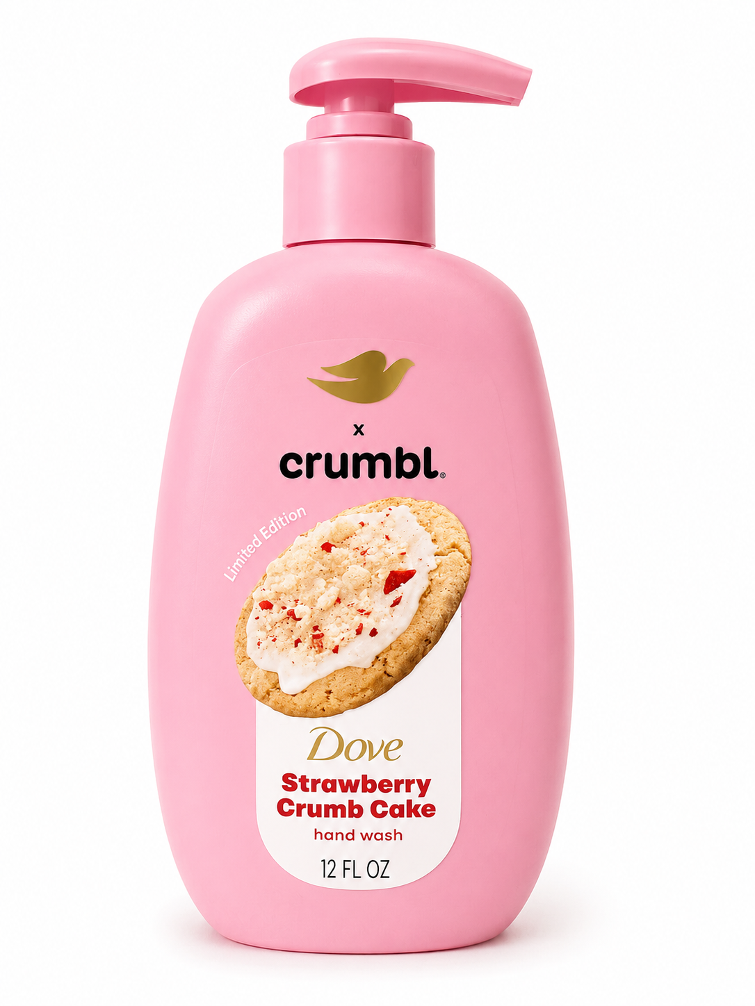 Jabón de Manos Strawberry Crumb Cake Crumbl – Dove