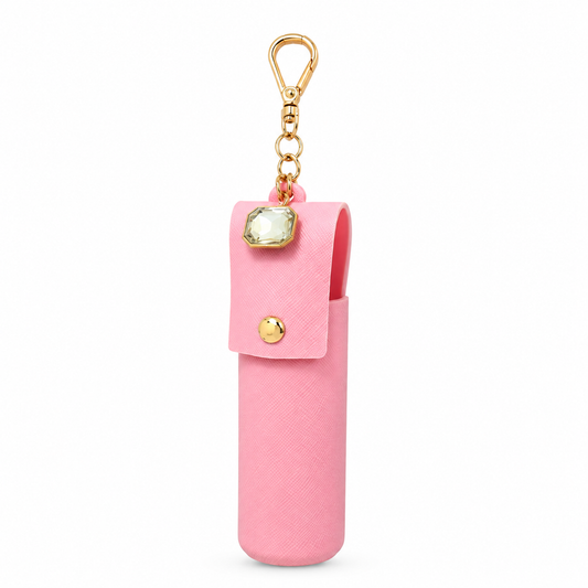 Porta Hand Sanitizer Spray Rosa con Joya - Bath & Body Works