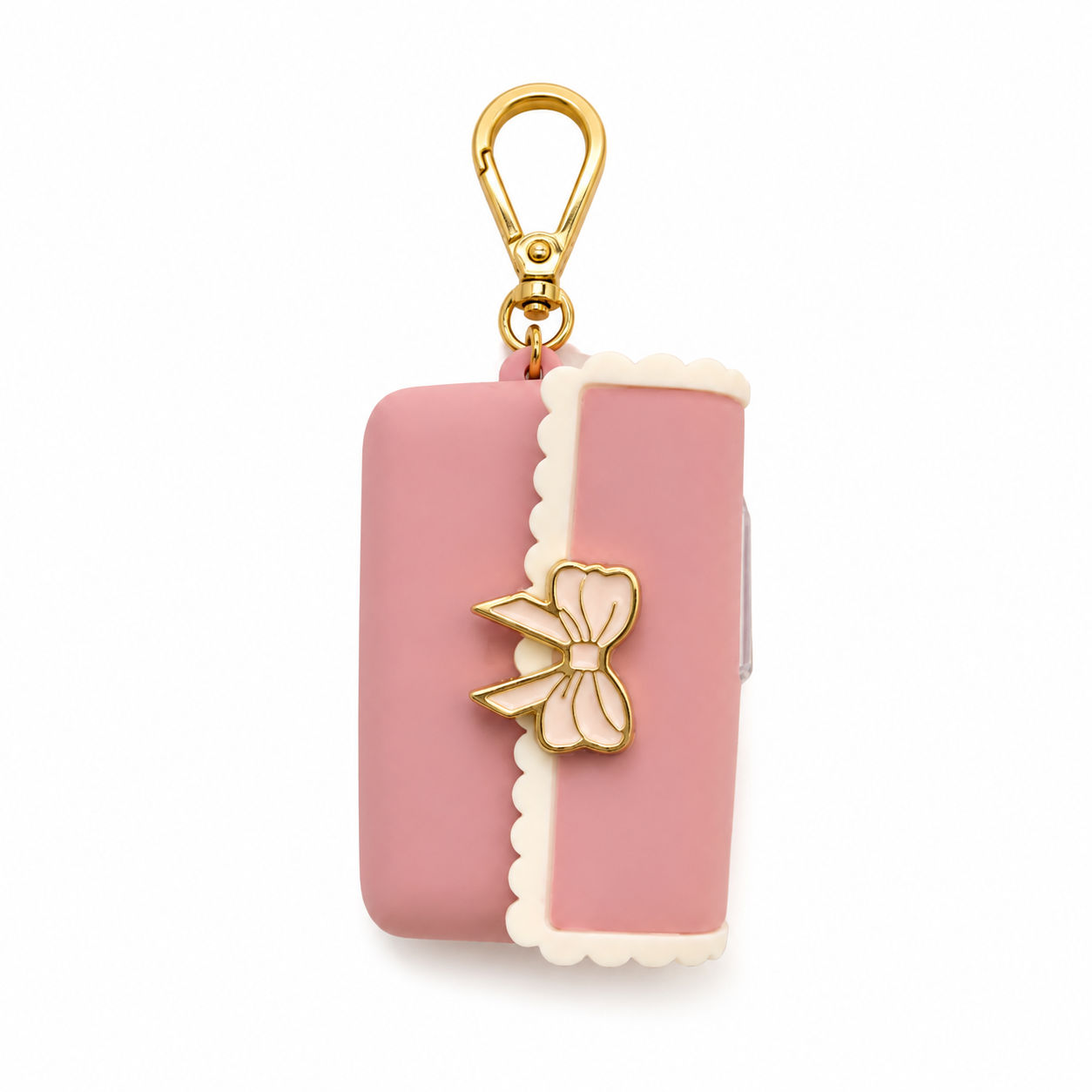 Porta Hand Sanitizer Spray Bolso Rosa con Moño - Bath & Body Works