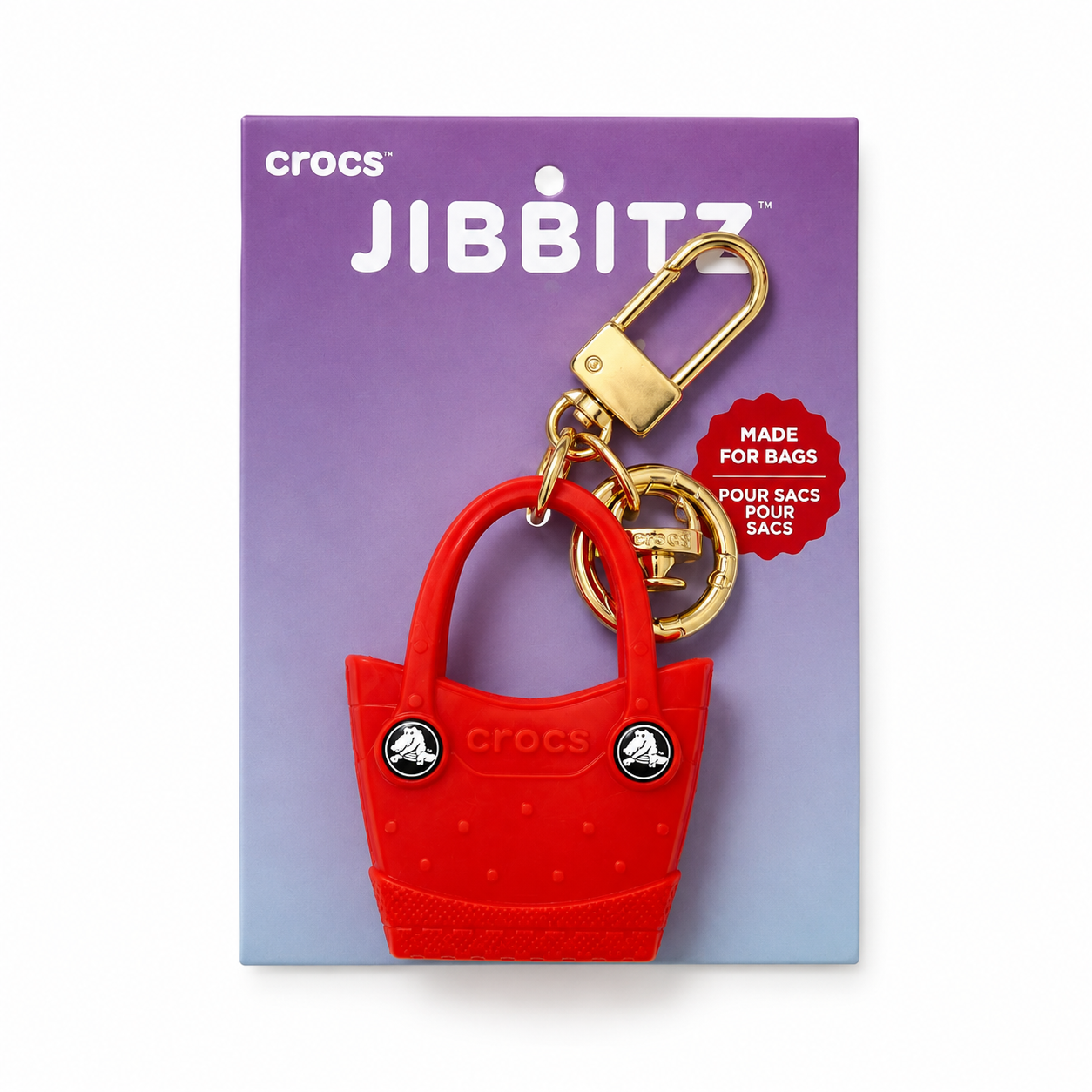 Jibbitz Bag Charm Mini Tote Rojo – Crocs