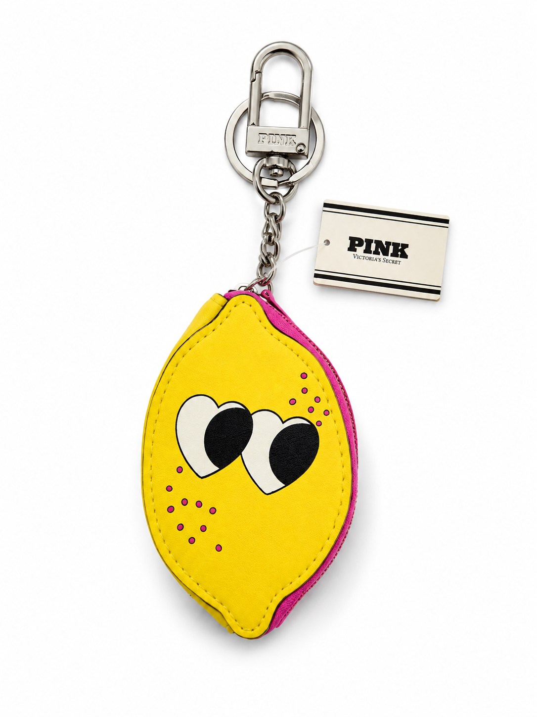 Monedero Llavero Lemon PINK – Victoria’s Secret