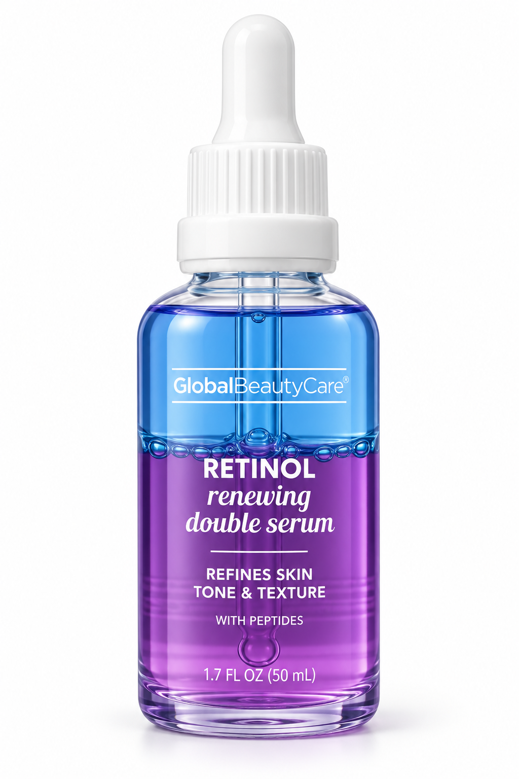 Doble Sérum Facial Renovador con Retinol y Péptidos – Global Beauty Care 50 ml