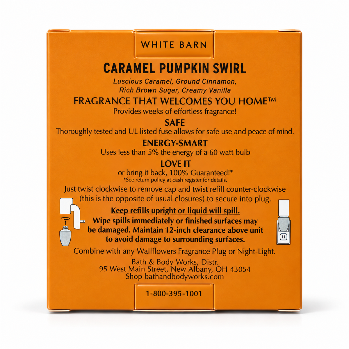 Refill Wallflowers Caramel Pumpkin Swirl 2pz – Bath & Body Works