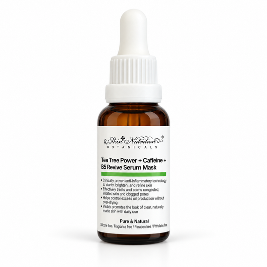 Sérum Facial Tea Tree + Cafeína + Vitamina B5 – Skin Nutrition Botanicals