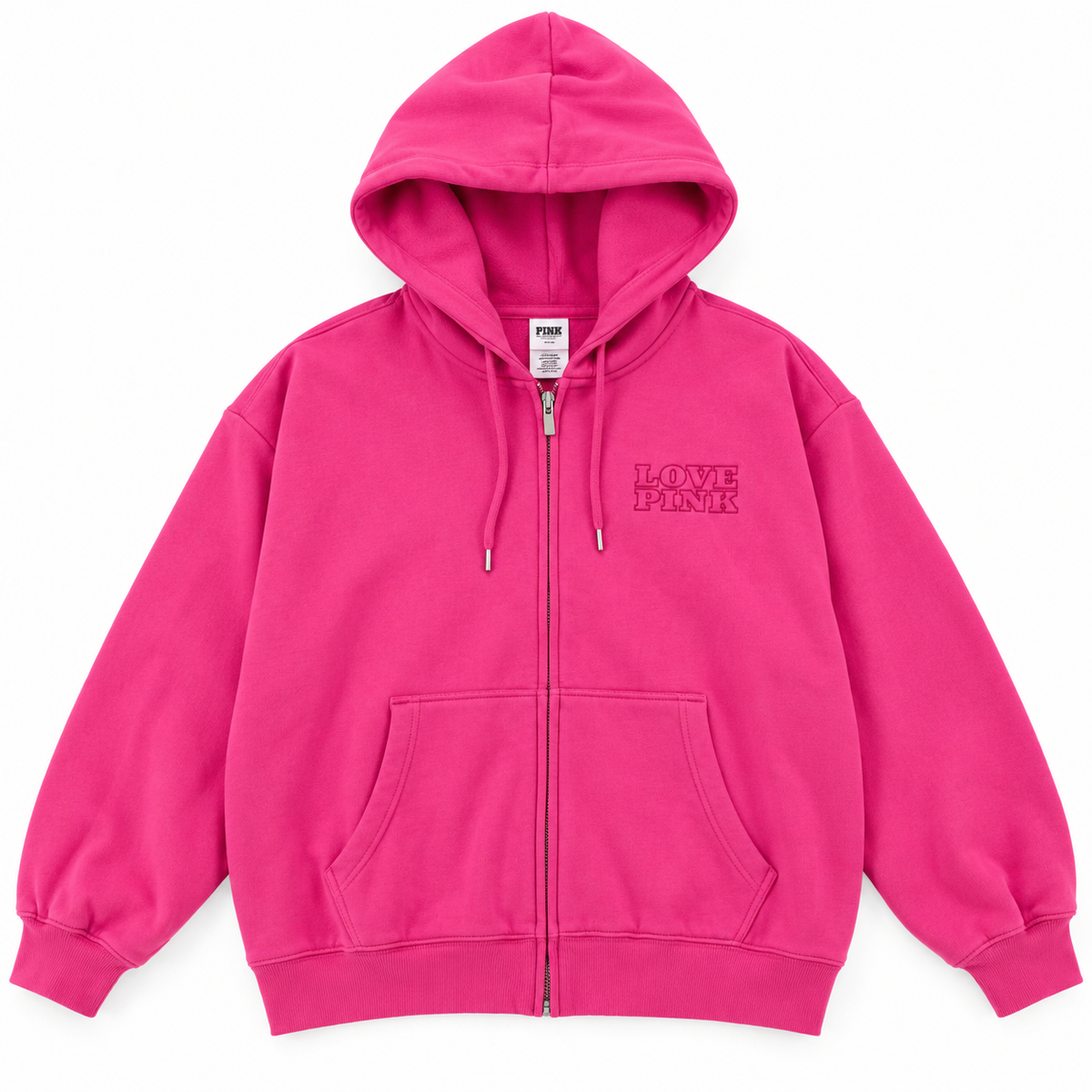 Sudadera Zip-Up Love Pink Raspberry – PINK Victoria’s Secret 🍓