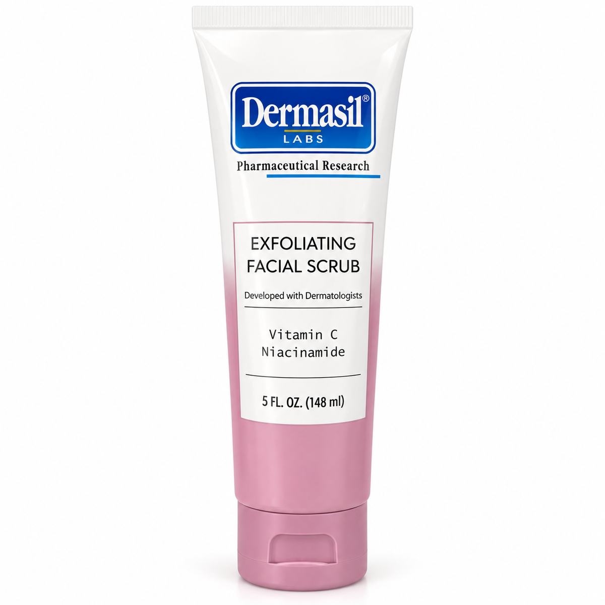 Exfoliating Facial Scrub con Vitamina C + Niacinamida - Dermasil Labs 🩷