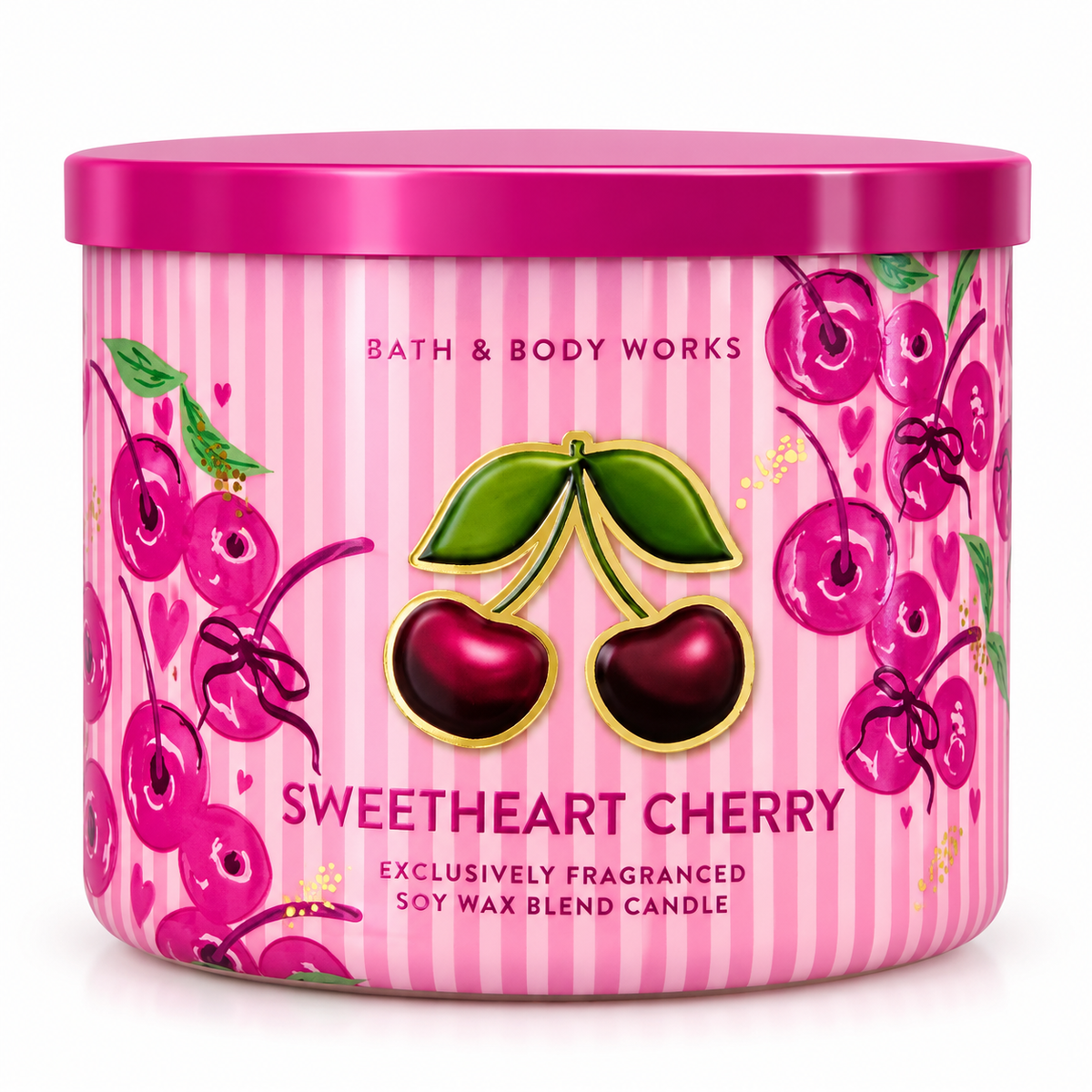 Vela Sweetheart Cherry – Bath & Body Works 🍒💗
