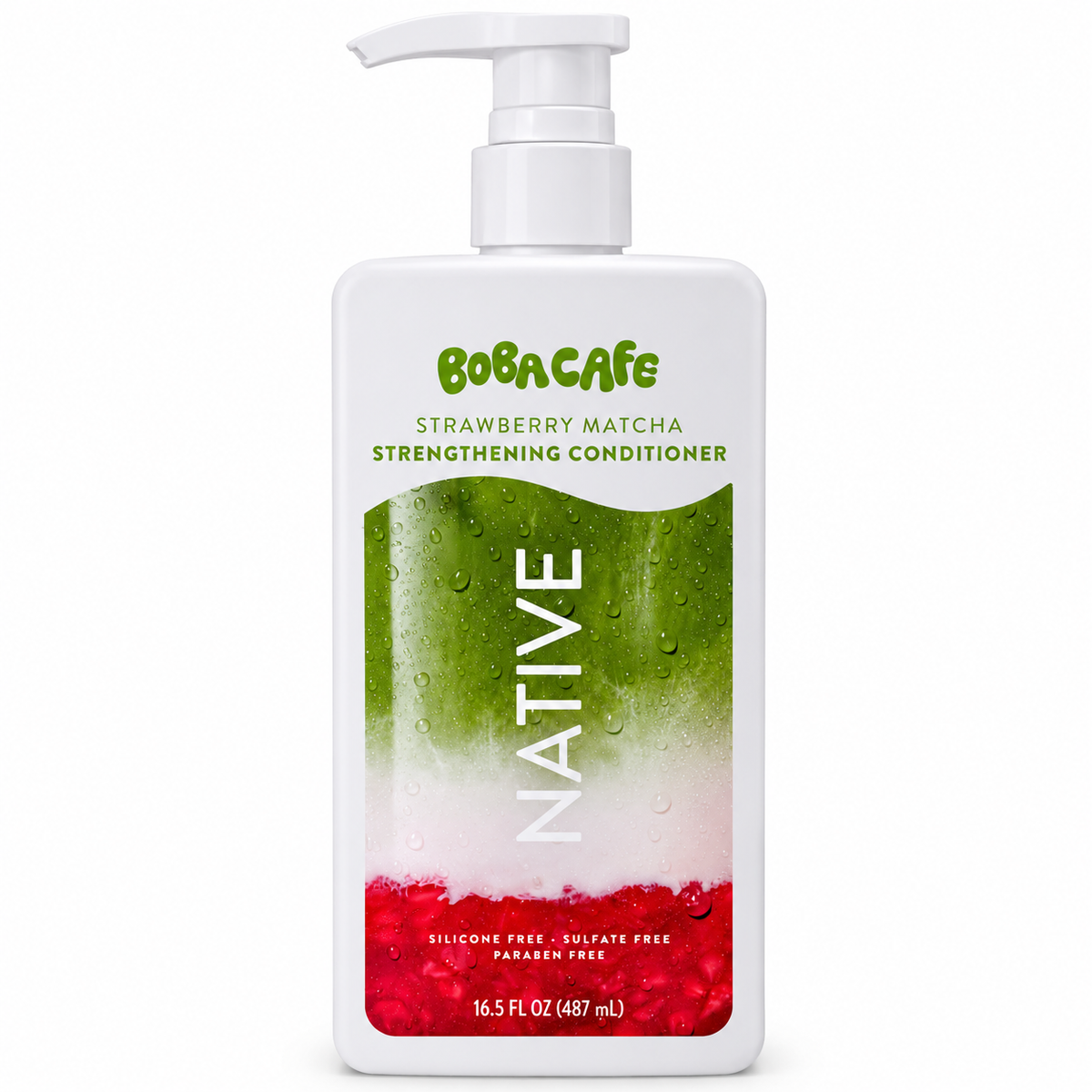 Acondicionador Fortalecedor Strawberry Matcha Boba Cafe - Native 🍓🍵