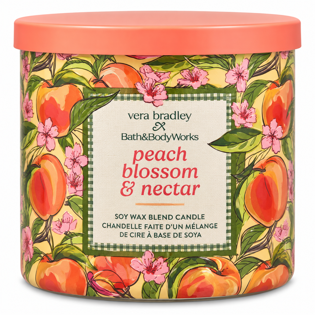 Vela Peach Blossom & Nectar - Bath & Body Works x Vera Bradley 🍑🌸