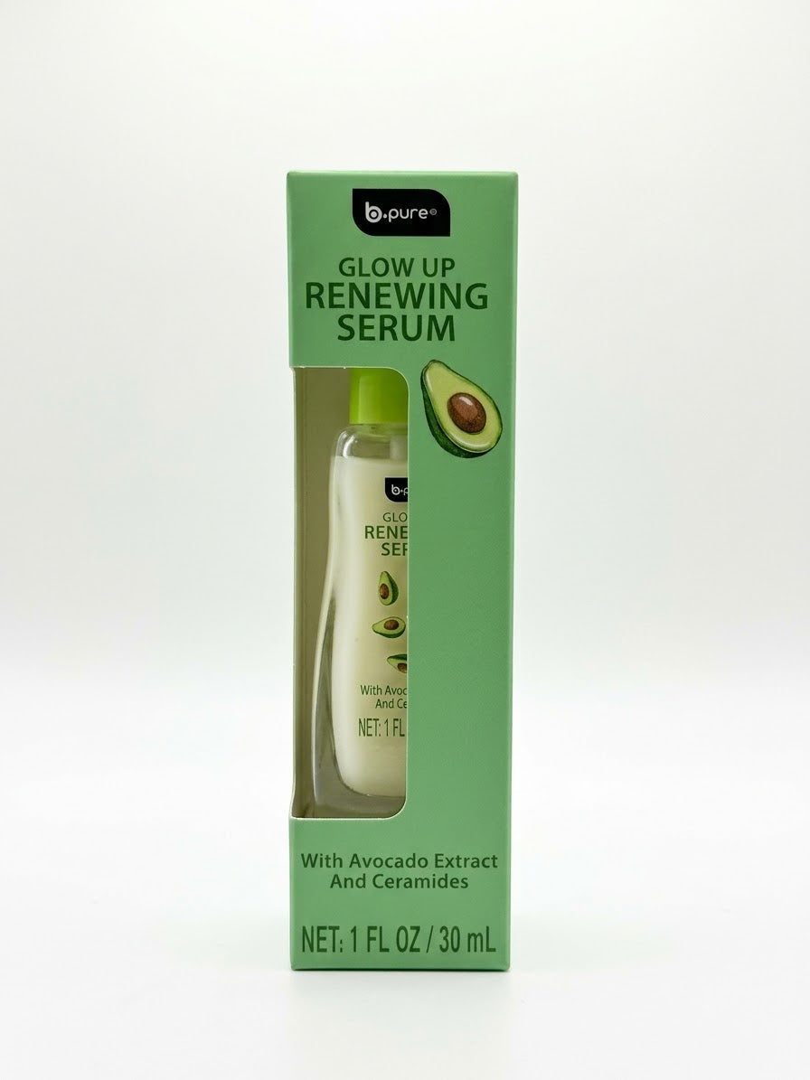 Sérum Facial Glow Up Renewing con Aguacate & Ceramidas – b.pure 🥑✨