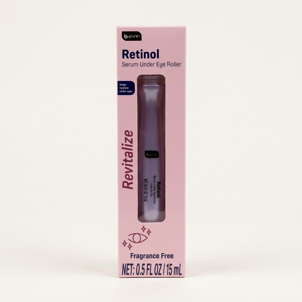 Sérum para Contorno de Ojos con Retinol Roll-On – b.pure 💜✨