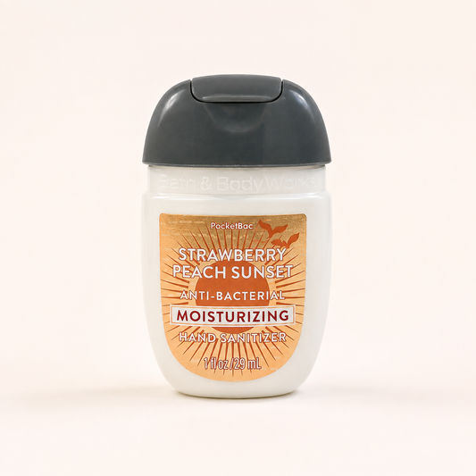 Mini gel antibacterial Strawberry Peach Sunset Moisturizing - Bath & Body Works