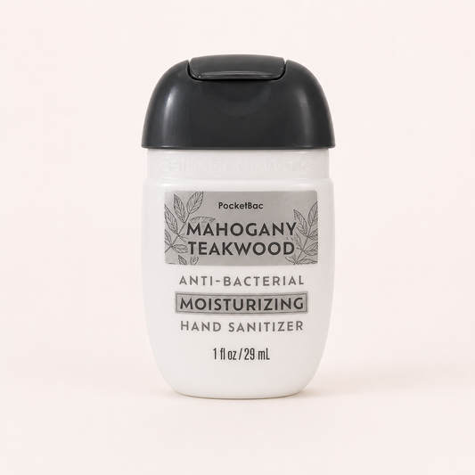Mini gel antibacterial Mahogany Teakwood Moisturizing - Bath & Body Works