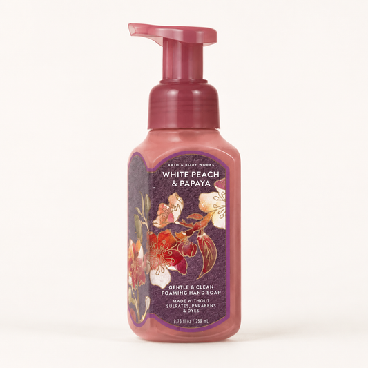 Jabón espumoso de manos White Peach & Papaya - Bath & Body Works