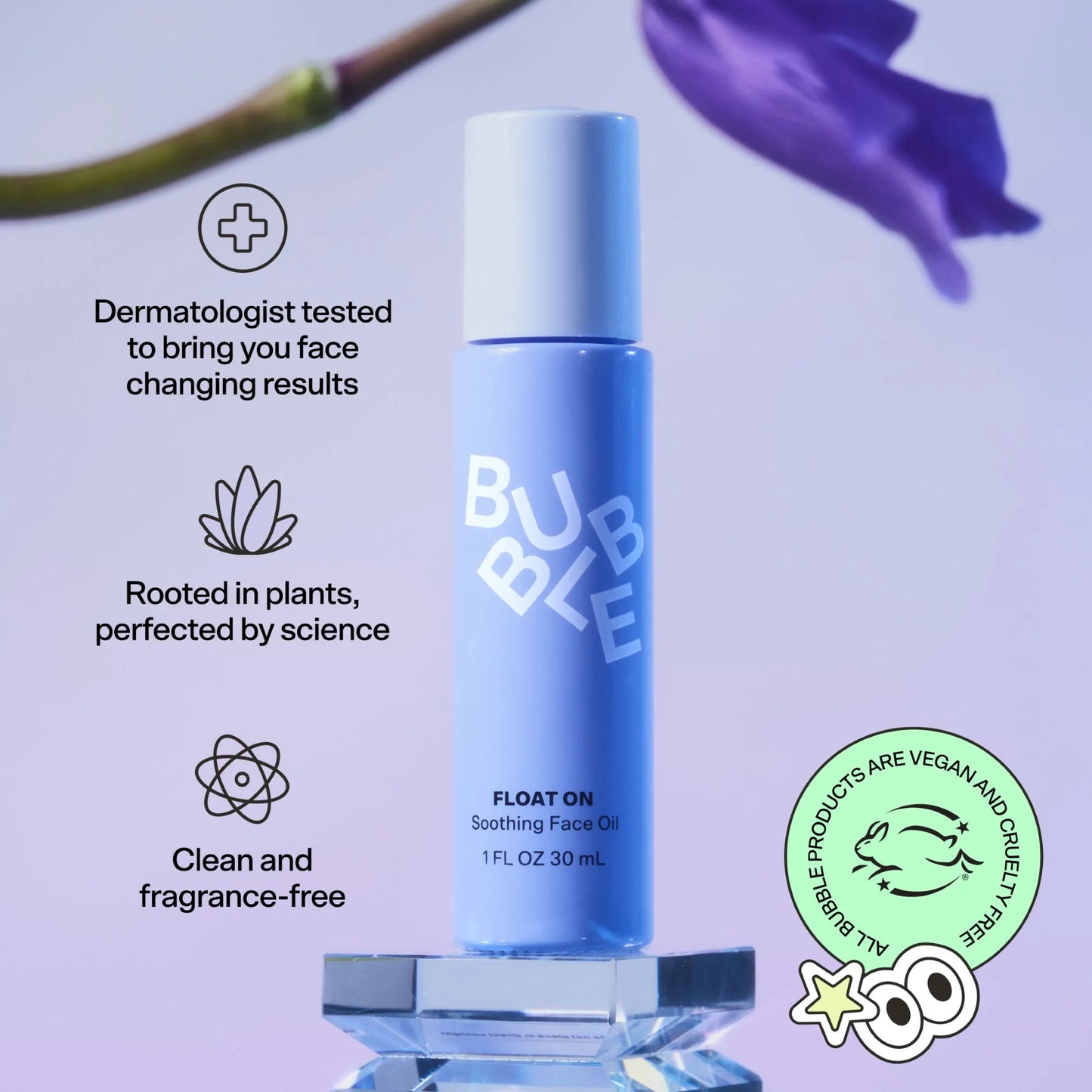 Serum Facial Float On Soothing Face Oil 30 ml - Bubble