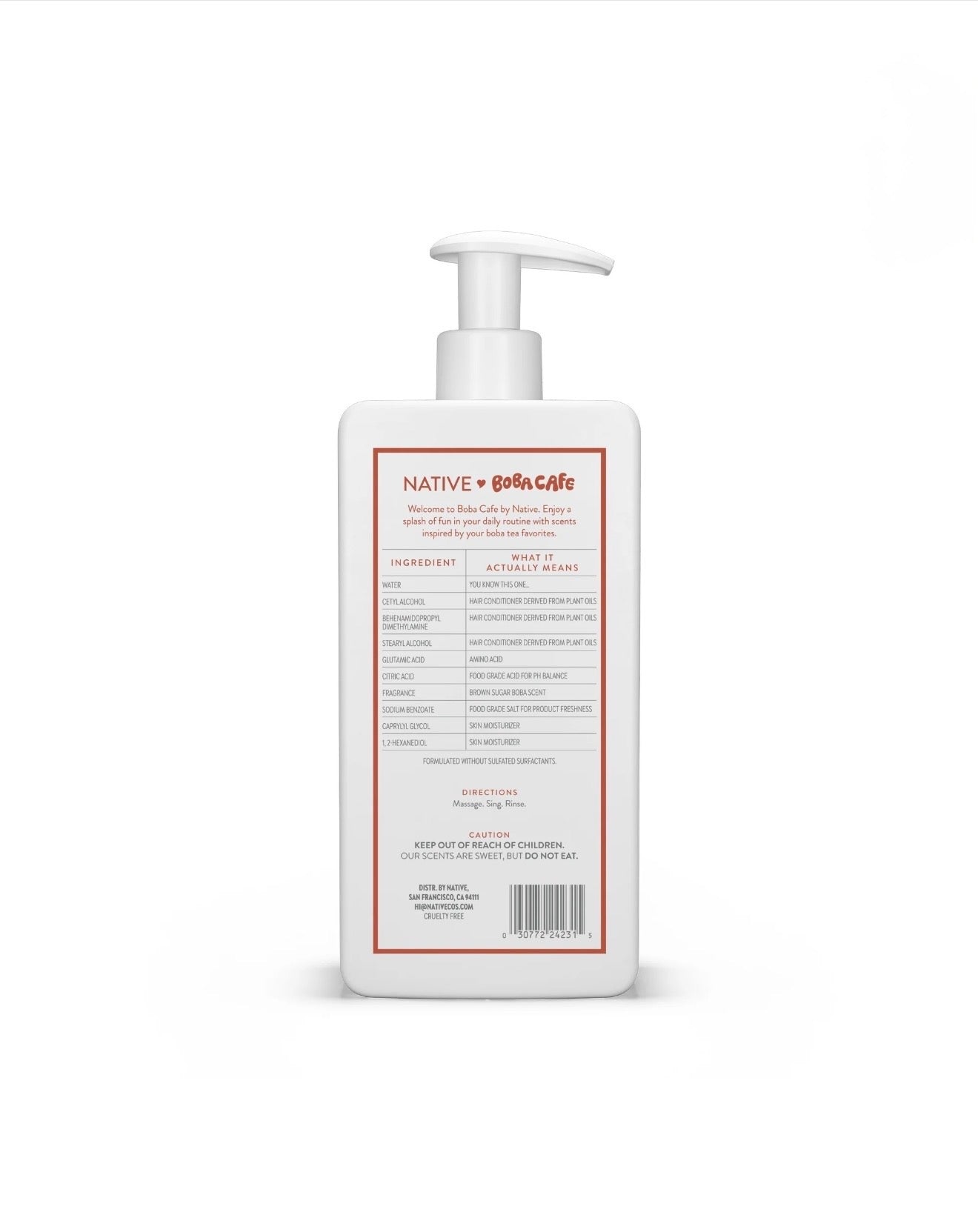 Acondicionador Hidratante Brown Sugar Boba - Native